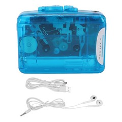 Portable Cassette Player Transparent Retro For Music Lovers ABS Easy To Use