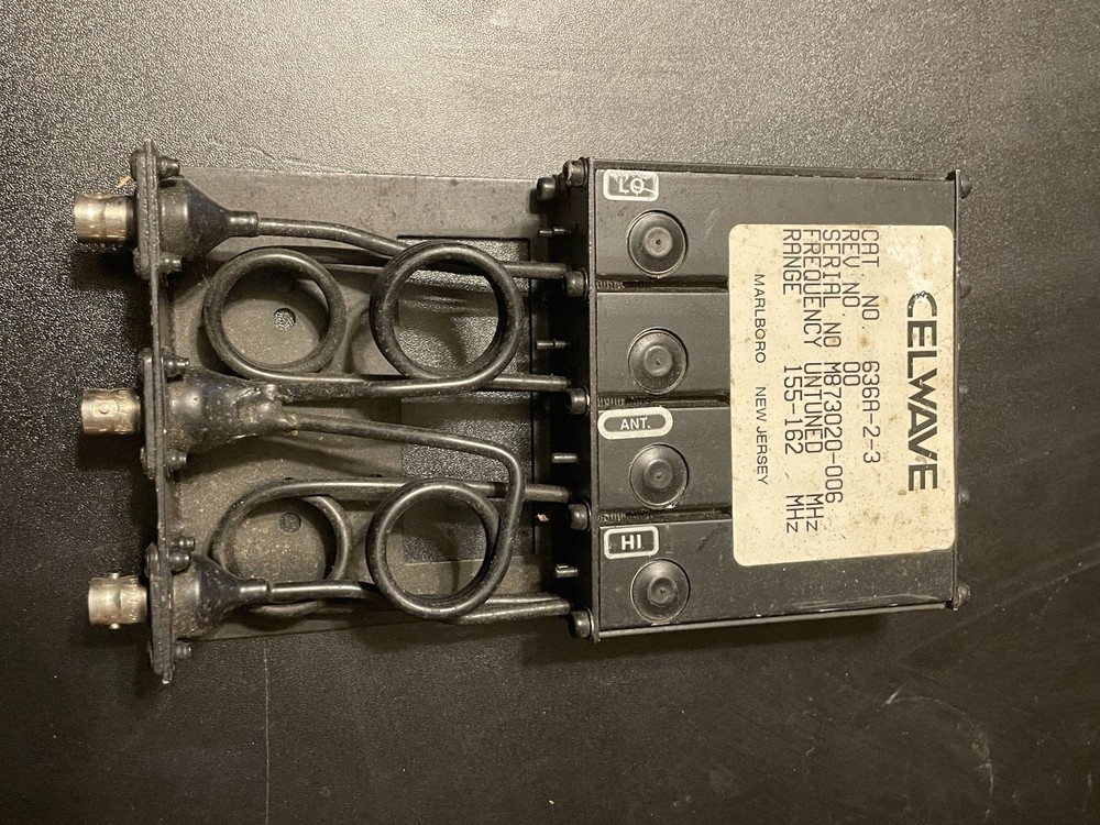 USED Celwave VHF Duplexer 155-162Mhz