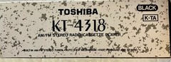Toshiba Stereo Radio Cassette Player KT-4318 – New- Vintage