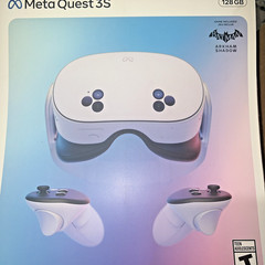 Meta Quest 3s 128GB Batman Edition VR Headset +Controllers + Yoges Strp- NO GAME
