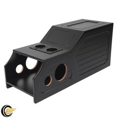 For 2007-2013 Chevy Silverado GMC Sierra Center Console Subwoofer Sub Box 12″