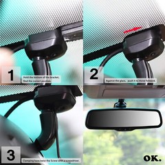 OEM 4.3″ Mirror Monitor No1 Bracket+CCD Color Reversing Backup Camera For Ford