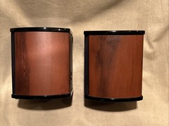 HiVi Swans Swan M-50W Bookshelf Left & Right Speaker Pair TESTED Loud Sounds