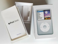 Packaging Box Only For iPod Classic 7th Generation 160 / 256 /512 Silver & Black