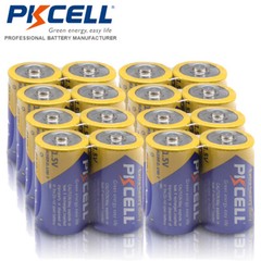 24Pcs Extra Heavy Duty Size D Batteries 1.5V R20P E95 UM1 PC1300 Zinc-Carbon