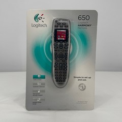 Logitech Harmony 650 Universal Remote Color Screen Silver 915-000193 New