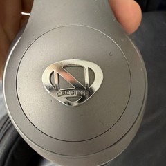 Ncredible One Over-Ear Headphones Gray Adjustable Headband 3.5mm Jack w/ Case