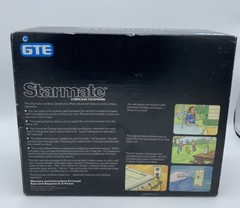 Totally Awesome Vintage 80’s GTE STARMATE Cordless Telephone Complete in package