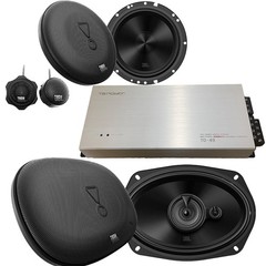 TD49 3000W 4-CH Amplifier | JBL Speakers 6.5″ 720W Component | 6X9″ 560W 3Way