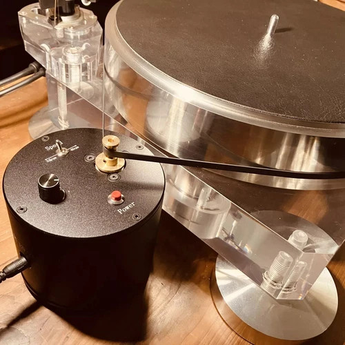 Professional Black Aluminium Alloy Body Turntable Motor Adjust Speed Regulator