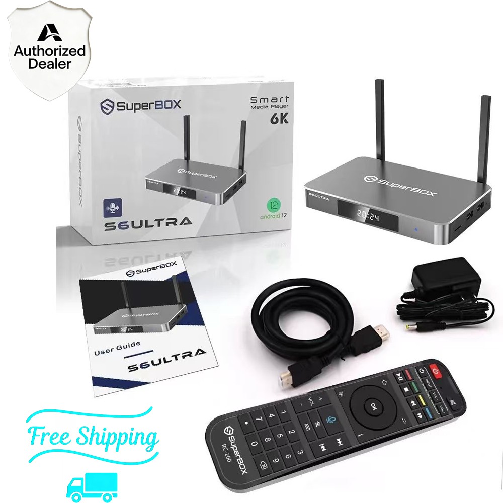 SuperBox S6 Ultra TV BOX New 128G Large Memory Speech Control Free Ship