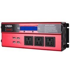 5000W Convertidor 12V A 110V / 24V A 110V Para Carro Auto inversor de corriente