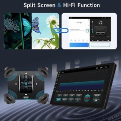 10in 32G Android14 Car Stereo Radio For Ford Transit Custom 2020-2024 GPS FM/RDS