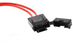 2pcs Car Modification ACC Fuse Box Micro Fuse Tap Power Socket Holder 16AWG USA