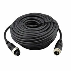 Advanced 15M 4Pin Extention Cable Waterproof for CCD Backup Camera Caravan Black