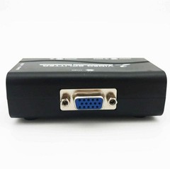 High Resolution 1 to 2 Monitor Switch VGA Video Splitter Converter Adapter n