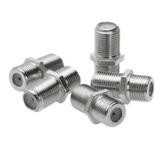 RG6 RG59 F-Type Female to Female Coaxial Coupler F81 Barrel Coax Adapter – LOT