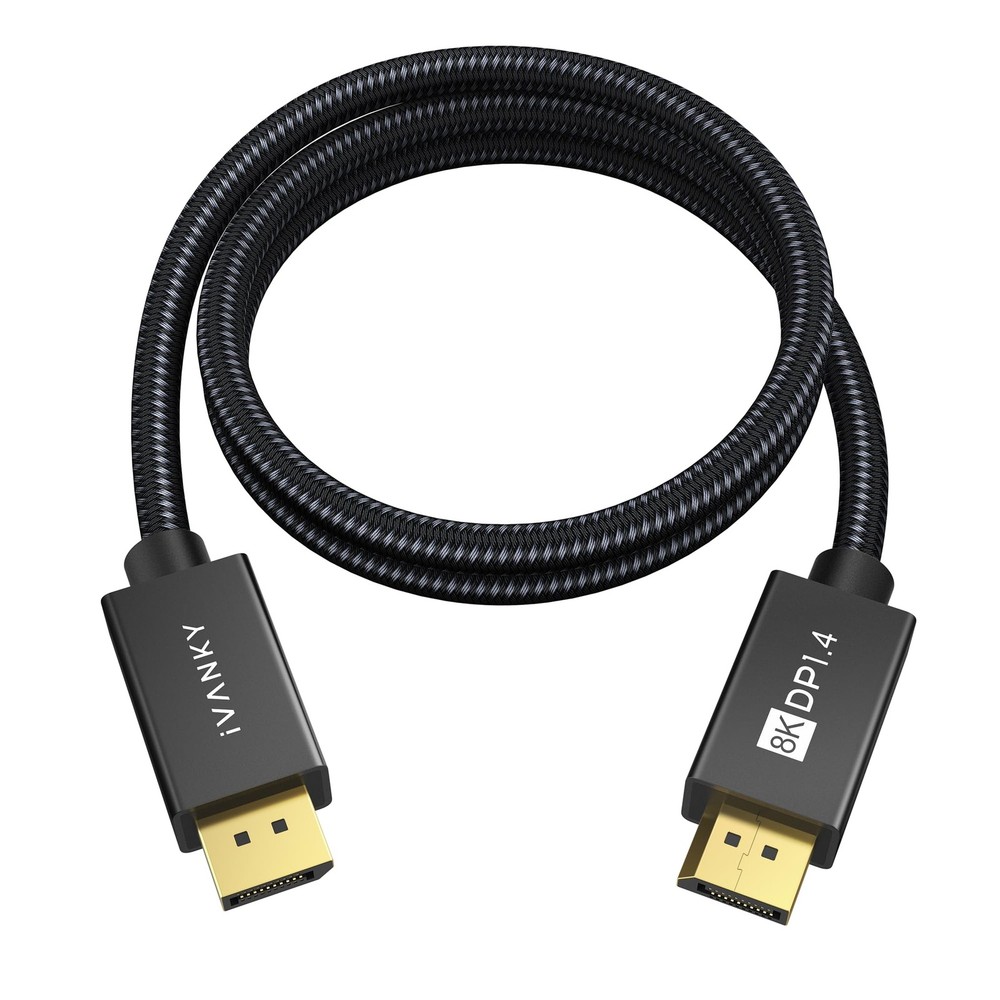 3FT 3.3FT 8K DisplayPort 1.4 Cable VESA Certified DP Cord 8K@60Hz 4K@144Hz