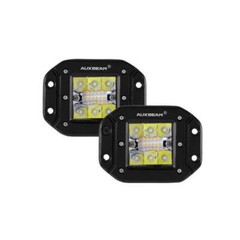 Auxbeam 5″inch 72W Flush Mount LED Work Light Bar Pods Strobe Offroad Fog Lights