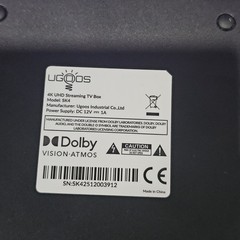 Ugoos SK4 Google TV Box – 4K HDR Streaming with Wi Fi 6 and Dolby Support