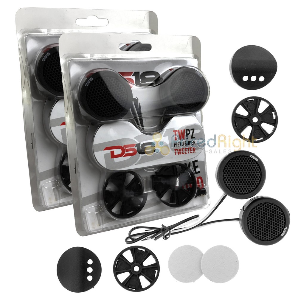 4 DS18 TWPZ 1″ Inch Mirco Dome Tweeters 4 Ohms 80 Watts Max Built In Crossover