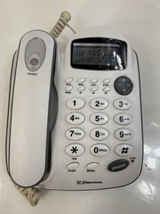 Emerson Caller ID Speaker Wall/Desk Phone White EM-2646