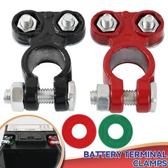 Pure Lead Car Battery Terminals 24V 12V Positive Negative Connectors Clamp Clip