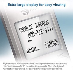 AT&T 3 Handset Cordless Home Phone System Caller ID Call Waiting Speakerphone