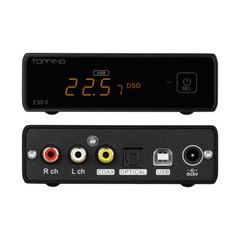 TOPPING E30 II Lite Decoder AK4493S DAC USB Hi-Res Audio DSD512 XU208 Preamp DAC