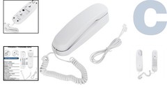 OF-990 Slimline Corded Telephone – Wall-Mountable for Home & Office Use