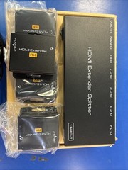 HDMI Extender Splitter Up to 165ft 1 in 4 Out Over Cat5e or 6 or 7 Repeater B…
