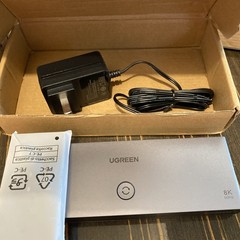UGREEN HDMI Switch 5 In 1 Out 8K@60Hz Model CM693 w/ Power Adapter