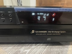 Sony CDP-CE375 5 Disc Changer CD Player Tested Working Condition No Remote