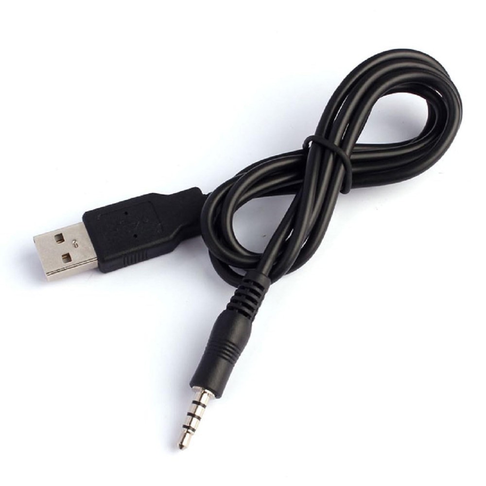 3.5mm Aux to USB Adapter Cable – 3ft USB 2.0 Male to 3.5mm Audio Jack Cord fo…