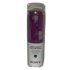 Sony MDR EX15LP Fashion Color EX Series In Ear Earbud Headphones Violet New