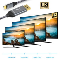 Reversible HDMI 1.4 DisplayPort DP Source To USB 3.1 Type C USB-C Displays Male