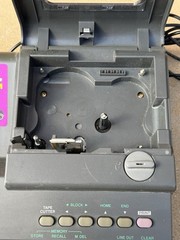 Brother Labeling System PT-8000 Black AC Adapter Carrying Case Good