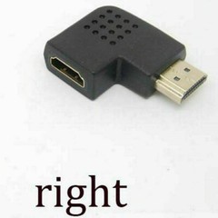 90 Degree Left/Right Angle Port Male To Female HDMI Adapter Connector HDTV LOT