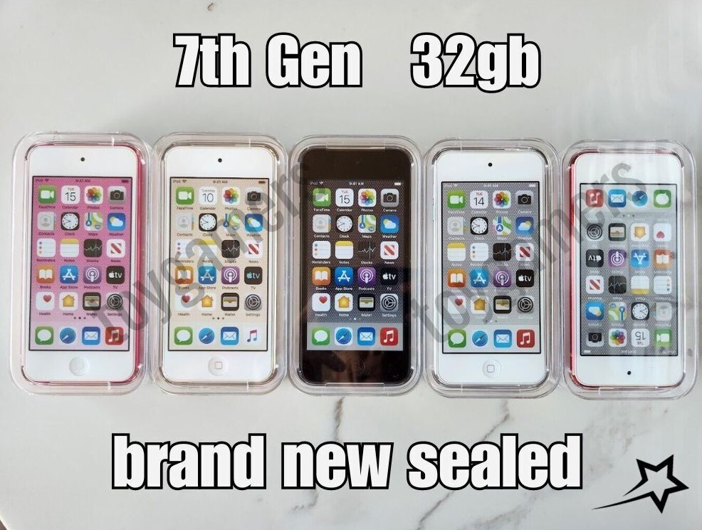 Ipod Touch 7th Generation 32GB Gray Gold Red Pink Black | Brand New Sealed