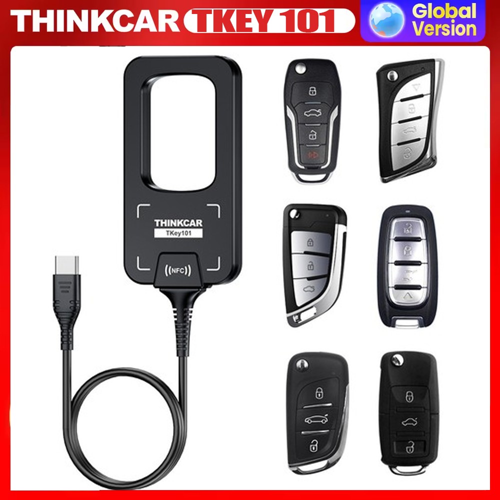 Car Key Programmer Equipment THINKCAR TKEY 101 6 Unit Remote Key For 892BT 689BT