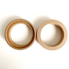 Pair 2″ MDF Speaker Spacer Mounting Recessed Ring For Focal KX3 Tweeter Speaker