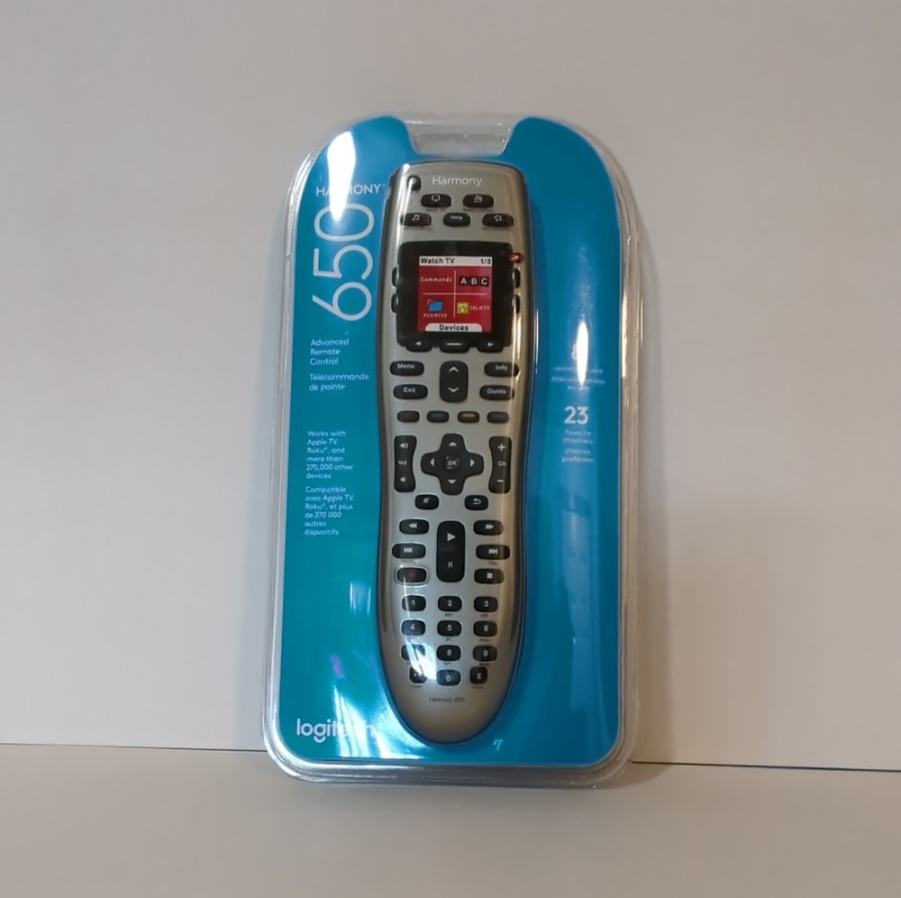 New Sealed Logitech Harmony 650 Wireless Universal Remote Control