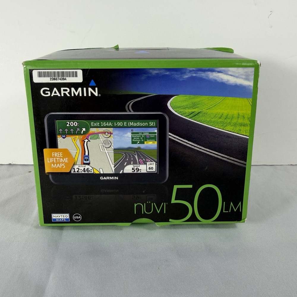 Garmin nüvi 50LM 5 inch Automotive In-Dash – Black NIB GPS System New