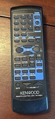 Kenwood Remote Control Model RC-R0511 Black With Battery Cover!
