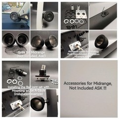 Focal utopia M, Aluminum pods for Focal Utopia M- Line Midrange and Tweeters