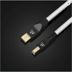 ATAUDIO HiFi USB Audio Cable 7N OCC Silver-plated Type A to Type B, 0.5m/1.64 ft