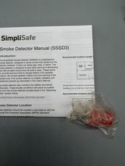 SimpliSafe Smoke Detector Sensor Alarm SSSD3 SD3