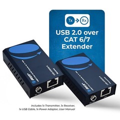 OREI USB2.0 Over CAT6/7 Extender Up To 100M (USB-EXB330-K)