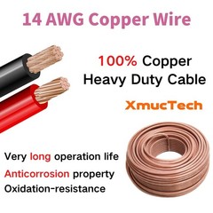 XmucTech 4pcs 1ft 14AWG SAE Connector Quick Disconnect Plug 1ft, 4 PCS