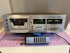 Fisher Studio Standard CR 5150 Cassette Deck 3 Head WORKS REMOTE RARE Japan